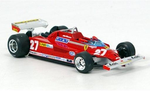 Ferrari 126 1/43 Brumm CK Turbo No.27 Scuderia Formel 1 GP Italien 1981 G.Villeneuve diecast model cars