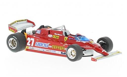 Ferrari 126 1/43 Brumm CX comprex No.27 Formel 1 GP USA 1981 G.Villeneuve diecast model cars