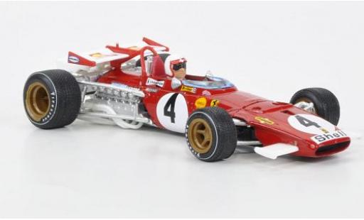 Ferrari 312 1/43 Brumm B No.4 GP Italien 1970 avec figurine de conducteur C.Regazzoni diecast model cars