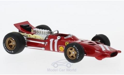 Ferrari 312 P 1/43 Brumm F1 No.11 Formel 1 GP Monte Carlo 1969 C.Amon diecast model cars