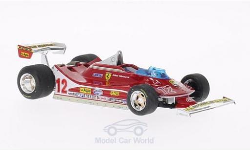 Ferrari 312 T4 1/43 Brumm T4 No.12 GP Frankreich 1979 G.Villeneuve diecast model cars