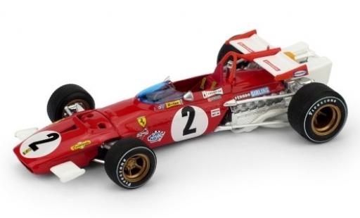 Ferrari 312 1/43 Brumm B No.2 Scuderia Formel 1 GP Italien 1970 J.Ickx diecast model cars