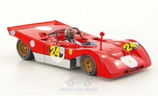 Ferrari 312 1/43 Brumm PB RHD No.24 1000 Km Buenos Aires 1971 mit Fahrerfigur in memoria di Ignazio Giunti 1971-2011 I.Giunti diecast model cars