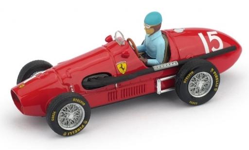 Ferrari 500 1/43 Brumm F2 No.15 Scuderia GP Großbritannien 1952 avec figurine de conducteur A.Ascari diecast model cars