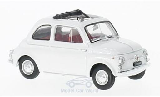 Fiat 500 1/43 Brumm D white 1960 diecast model cars
