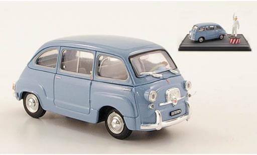 Diecast model cars Fiat 600 1/43 Brumm D Multipla blue 1960 Straßenszene Rom avec figurines Fiat 600 1/43 Brumm D Multipla blue 1960 Straßenszene Rom avec figurines diecast model cars