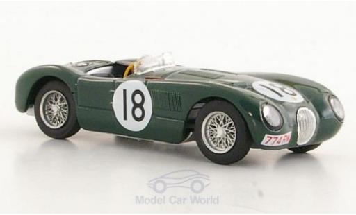 Diecast model cars Jaguar C-Type 1/43 Brumm No.18 24h Le Mans 1953 T.Rolt/D.Hamilton Jaguar C-Type 1/43 Brumm No.18 24h Le Mans 1953 T.Rolt/D.Hamilton diecast model cars
