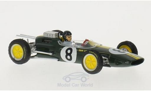 Lotus 25 1/43 Brumm No.8 Formel 1 GP Italien 1963 mit Fahrerfigur J.Clark diecast model cars