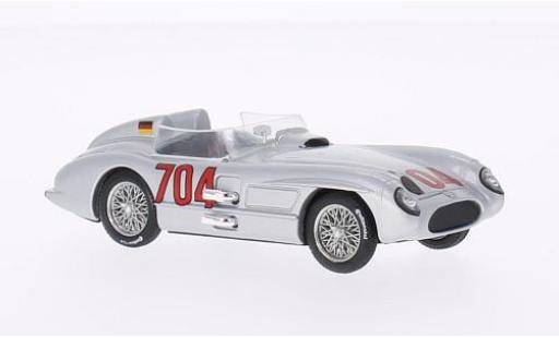 Mercedes 300 1/43 Brumm SLR No.704 Mille Miglia 1955 H.Hermann diecast model cars