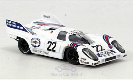 Porsche 917 1971 1/43 Brumm No.22 Scuderia Martini Racing Martini 24h Le Mans 1971 H.Marko/G.van Lennep diecast model cars