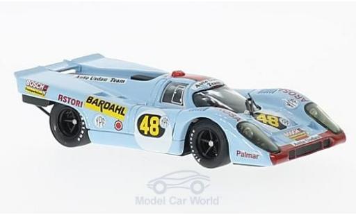 Porsche 917 1971 1/43 Brumm K No.48 Team Auto Usdau 1000 Km Buenos Aires 1971 R.Joest/A. Monguzzi diecast model cars