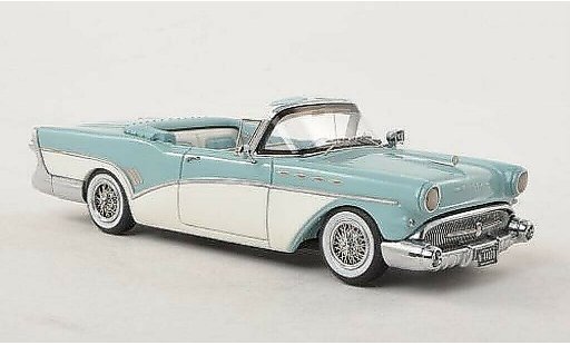 Buick Roadmaster Convertible 1/43 Neo blue-grey/white 1957 diecast model cars