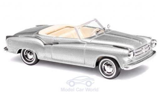 Diecast model cars Borgward Isabella 1/87 Busch Cabriolet grey 1958 Borgward Isabella 1/87 Busch Cabriolet grey 1958 diecast model cars