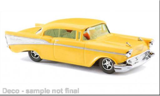 Chevrolet Bel Air 1/87 Busch Bel air yellow 1957 diecast model cars