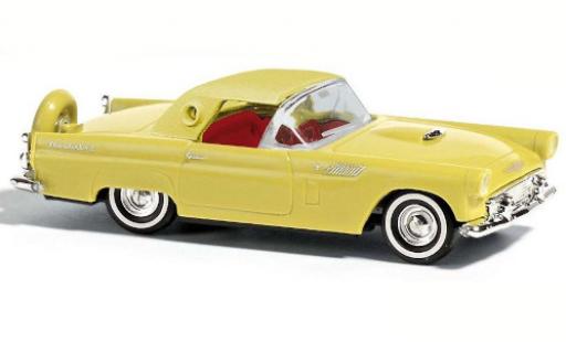 Ford Thunderbird 1/87 Busch Hardtop yellow 1956 diecast model cars