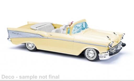 Diecast model cars Chevrolet Bel Air 1/87 Busch Cabriolet beige 1957 1:87 Chevrolet Bel Air 1/87 Busch Cabriolet beige 1957 1:87 diecast model cars