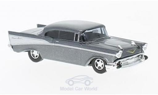 Diecast model cars Chevrolet Bel Air 1957 1/87 Busch metallic grey 1957 Chevrolet Bel Air 1957 1/87 Busch metallic grey 1957 diecast model cars