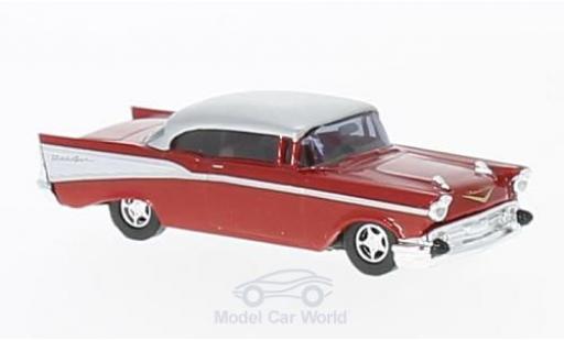 Chevrolet Bel Air 1957 1/87 Busch metallic red/grey 1957 diecast model cars