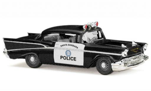 Diecast model cars Chevrolet Bel Air 1/87 Busch Santa Barbara Police 1957 Chevrolet Bel Air 1/87 Busch Santa Barbara Police 1957 diecast model cars