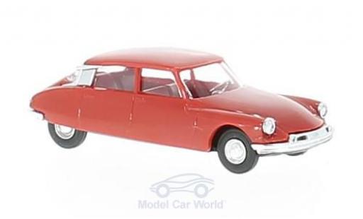 Citroen DS 19 1/87 Busch 19 red diecast model cars