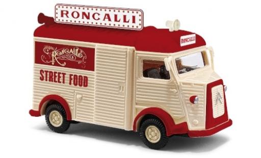 Citroen Type H 1/87 Busch Roncalli Street Food 1958 diecast model cars