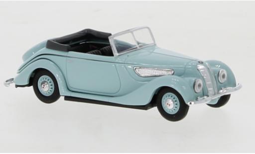 EMW 327 1/87 Busch Cabriolet metallic blue 1952 diecast model cars