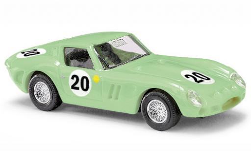 Ferrari 250 1/87 Busch GTO green No.20 diecast model cars