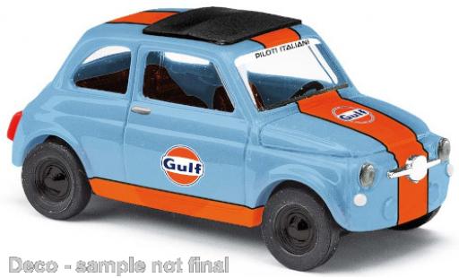 Fiat 500 1/87 Busch Gulf 1965 diecast model cars