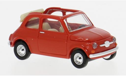 Fiat 500 1/87 Busch rot 1965 1:87 diecast model cars