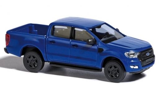 Ford Ranger 1/87 Busch blue 2016 diecast model cars