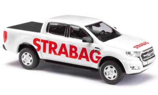 Diecast model cars Ford Ranger 1/87 Busch DoKa STRABAG 2016 avec Predection de surface de chargement Ford Ranger 1/87 Busch DoKa STRABAG 2016 avec Predection de surface de chargement diecast model cars