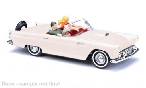 Ford Thunderbird 1/87 Busch Cabriolet beige 1956 1:87 diecast model cars
