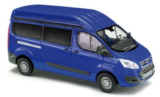 Ford Transit 1/87 Busch Custom Hochdach blue bus diecast model cars