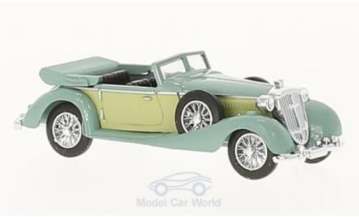 Diecast model cars Horch 853 1/87 Busch Cabriolet green 1933 Horch 853 1/87 Busch Cabriolet green 1933 diecast model cars
