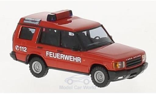 Diecast model cars Land Rover Discovery 1/87 Busch Feuerwehr 1998 Land Rover Discovery 1/87 Busch Feuerwehr 1998 diecast model cars