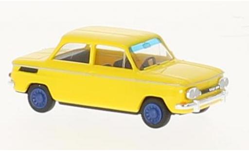 NSU 1000 1/87 Busch TT yellow 1965 diecast model cars