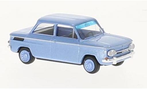 NSU 1000 1/87 Busch TT metallic blue 1965 diecast model cars