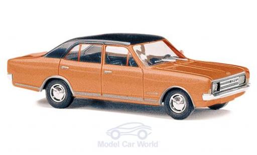 Opel Rekord 1/87 Busch C kupfer/black 1966 diecast model cars