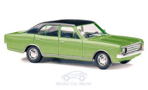 Opel Rekord 1/87 Busch C metallic green/black 1966 diecast model cars