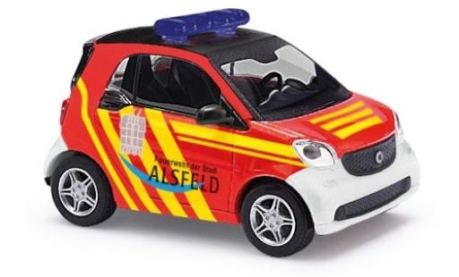 Smart ForTwo 1/87 Busch Fortwo Feuerwehr Alsfeld 2014 diecast model cars