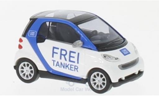Smart ForTwo 1/87 Busch Fortwo Frei Tanker 2007 Car2go diecast model cars