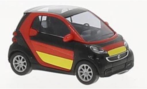 Smart ForTwo 1/87 Busch Fortwo Fußball Fan 2012 diecast model cars