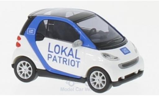 Smart ForTwo 1/87 Busch Fortwo Lokal Patriot 2007 Car2go diecast model cars
