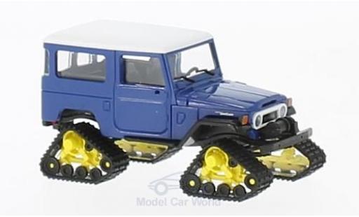 Diecast model cars Toyota Land Cruiser 1/87 Busch J4 blue/white 1960 mit Raupenantrieb Toyota Land Cruiser 1/87 Busch J4 blue/white 1960 mit Raupenantrieb diecast model cars