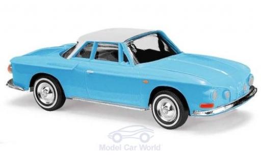 Diecast model cars Volkswagen Karmann 1/87 Busch Ghia 1600 blue/white 1961 Volkswagen Karmann 1/87 Busch Ghia 1600 blue/white 1961 diecast model cars