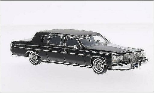 Cadillac Fleetwood Limousine 1/43 GLM Formal black/matt-black 1984 diecast model cars