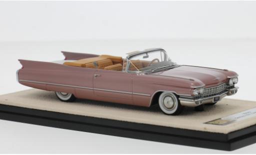 Cadillac Series 62 1/43 Stamp Models Cabriolet pink/orange 1962 1:43 diecast model cars