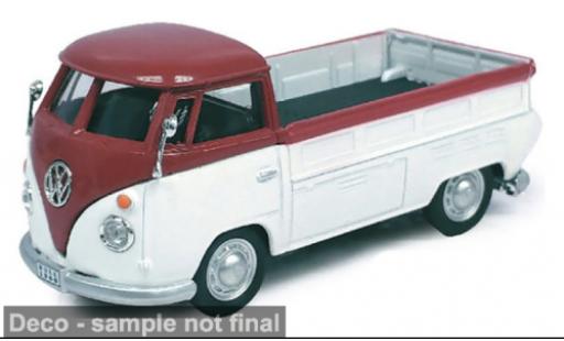 Volkswagen T1 1/43 Cararama Pick Up weiss/rot 1:43 diecast model cars