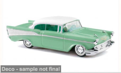 Chevrolet Bel Air 1/87 Busch gr&uuml;n/weiss 1957 1:87 diecast model cars