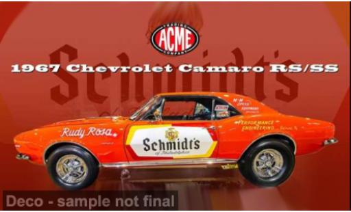 Chevrolet Camaro 1/18 ACME RS/SS 1967 Schmidt's Drag Team 1:18 diecast model cars